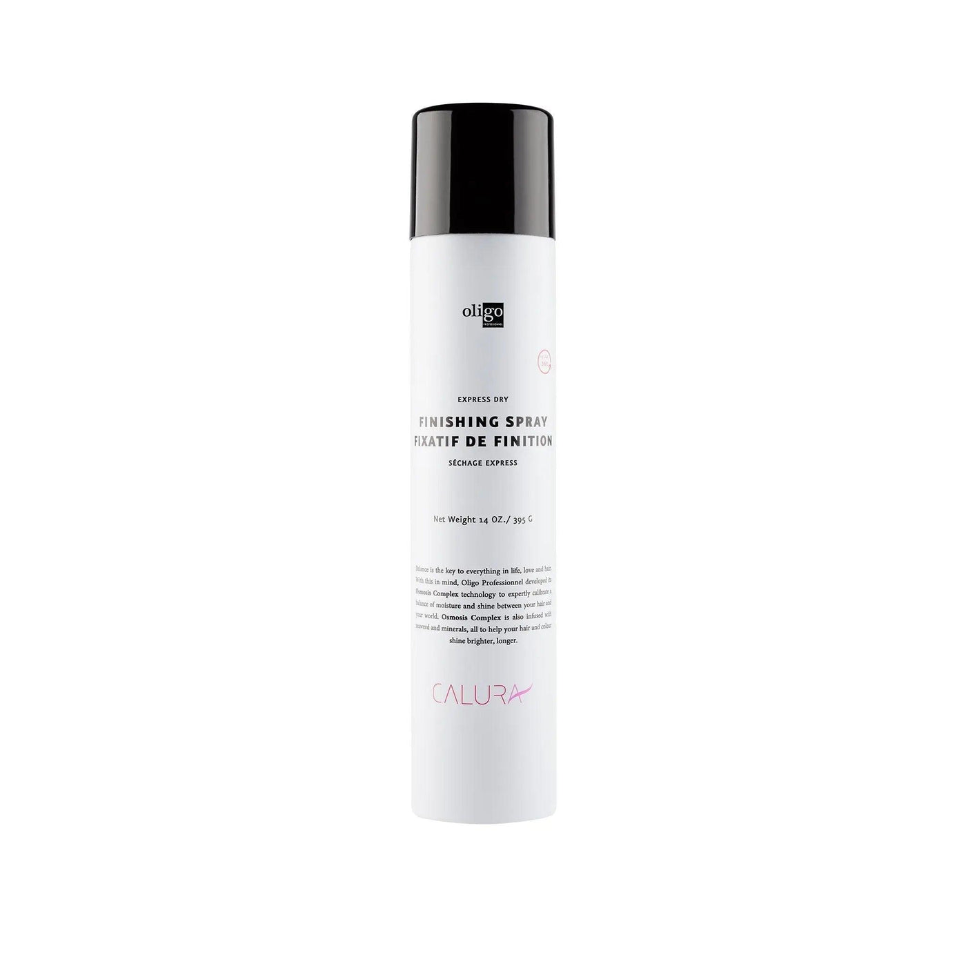 Express Dry Finishing Spray bottle with a sleek design, delivering all-day hold without stickiness or stiffness.