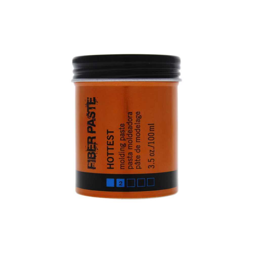 Fiber Paste Molding Paste in orange jar, 3.5 oz, offering ultra texture and UV protection with cardamom fragrance.