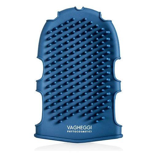 Gant Massage Cellul Sinecell by Vagheggi, a blue massage glove for stimulating circulation and reducing cellulite.