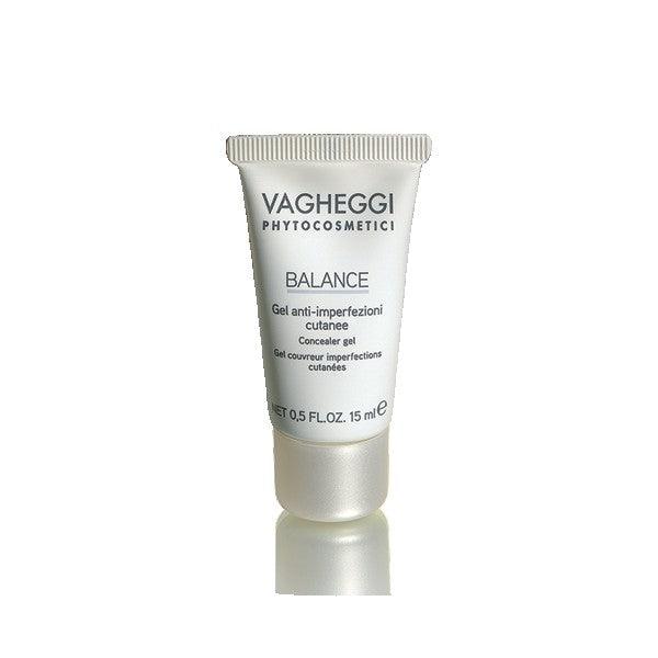 Gel Couvreur Imperfections Cutanées Balance by Vagheggi in a 15ml tube, perfect for camouflaging imperfections and controlling sebum.