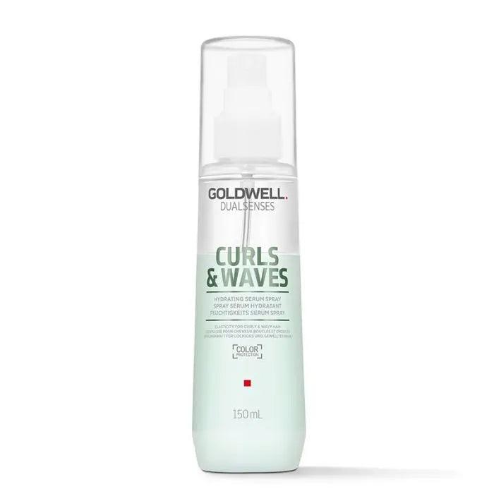 Goldwell Dualsenses Curls & Waves Hydrating Serum Spray bottle for curly and wavy hair, 150ml.