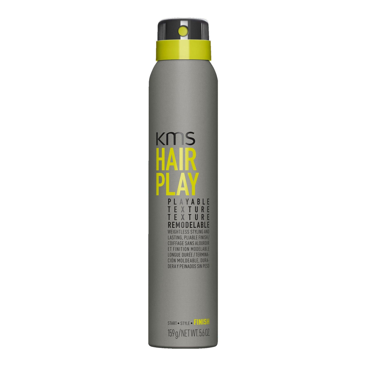KMS Hairplay Playable Texture 200ml spray for natural texture and lasting, pliable finish in hair styling.