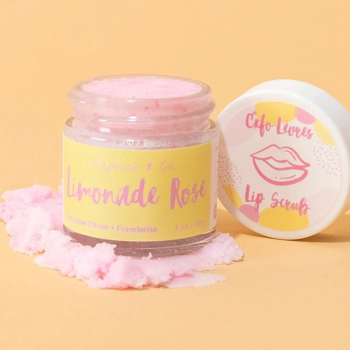 LIP SCRUB - LIMONADE ROSE Caprice & Co Boutique Deauville