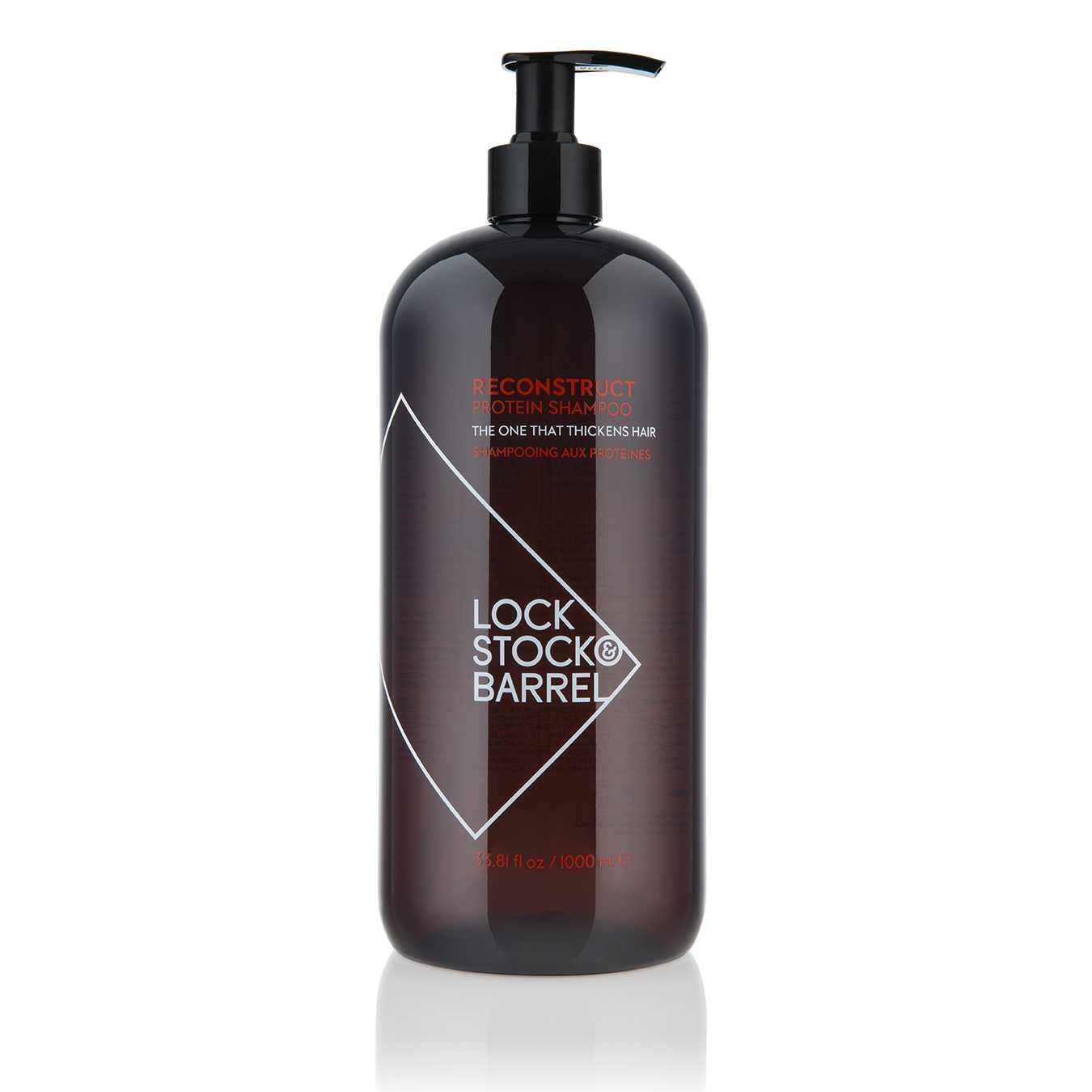 Lock Stock & Barrel - Reconstruct Protein Shampoo - 33.8 Fl Oz / 1000 Ml Lock Stock & Barrel Boutique Deauville