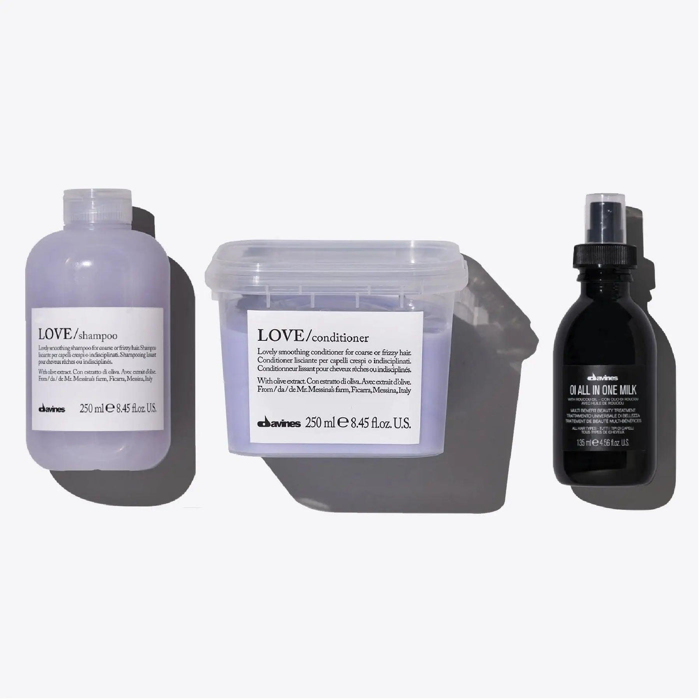 LOVE SMOOTHING + OI SET Davines Boutique Deauville