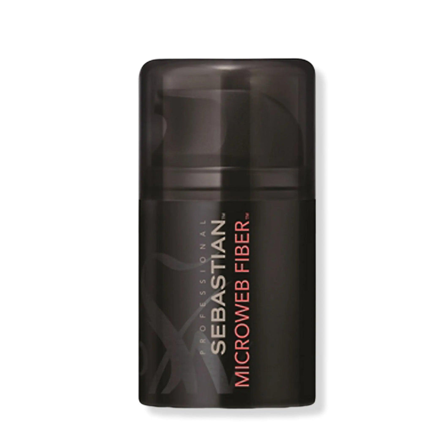Microweb Fiber by Sebastian in a sleek packaging for flexible, weightless hair styling and a silky texture.