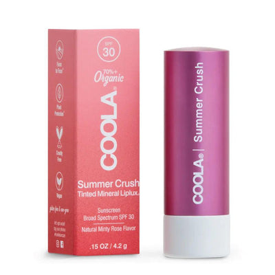MINERAL LIPLUX® ORGANIC TINTED LIP BALM SUNSCREEN SPF 30 COOLA Boutique Deauville