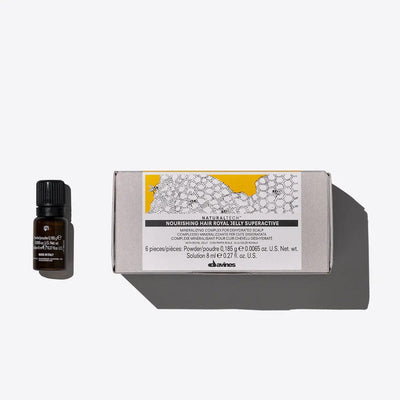 Nourishing Hair Royal Jelly Superactive product box and bottle for scalp nourishment and hydration.