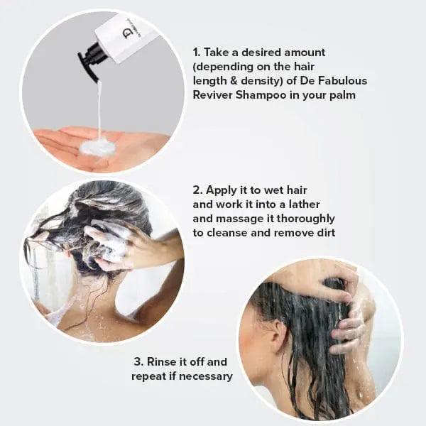 De Fabulous Reviver Hair Repair Shampoo 250ml De Fabulous Boutique Deauville