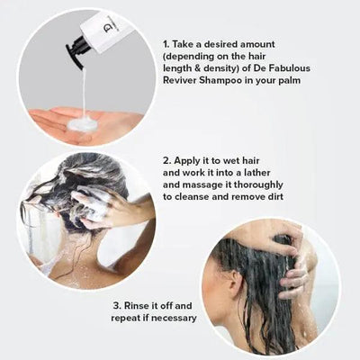 De Fabulous Reviver Hair Repair Shampoo 250ml + Conditioner 250ml De Fabulous Boutique Deauville