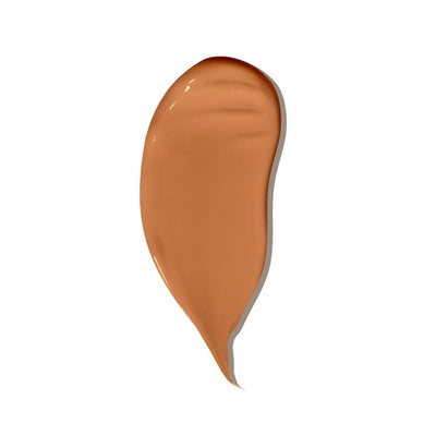 Swatch of Rōsilliance® Tinted Moisturizer Organic Sunscreen SPF 30 in Bronze Goddess shade, showcasing a creamy bronze texture.
