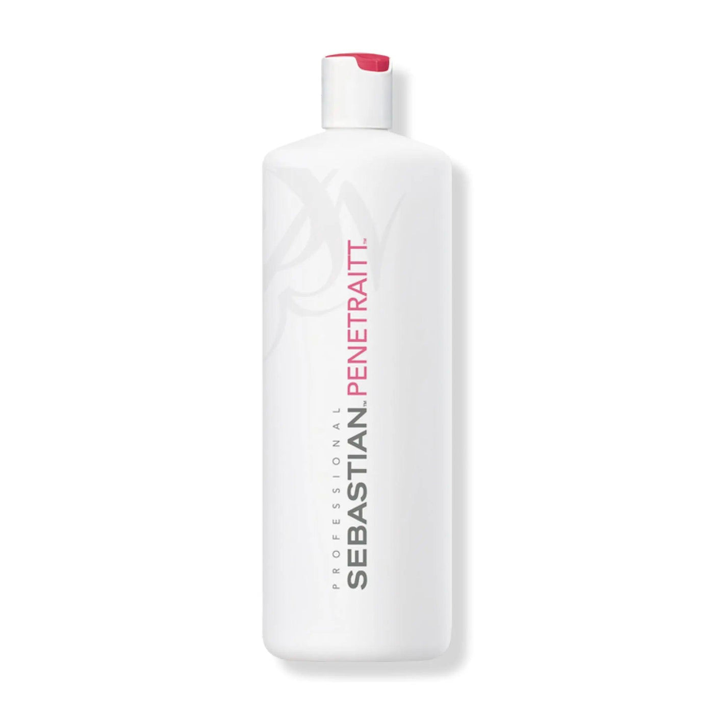 Sebastian Penetraitt Conditioner bottle for deep moisture, repair, and shine for stressed, color-treated hair.