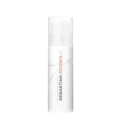Sebastian Potion 9 leave-in conditioner for nourishing hair, enhancing manageability, and restoring shine.