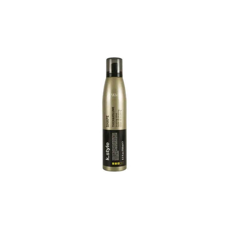 Shape Brushing Lotion with flexible hold, grape seed antioxidants, and green woody fragrance for any hairstyle.