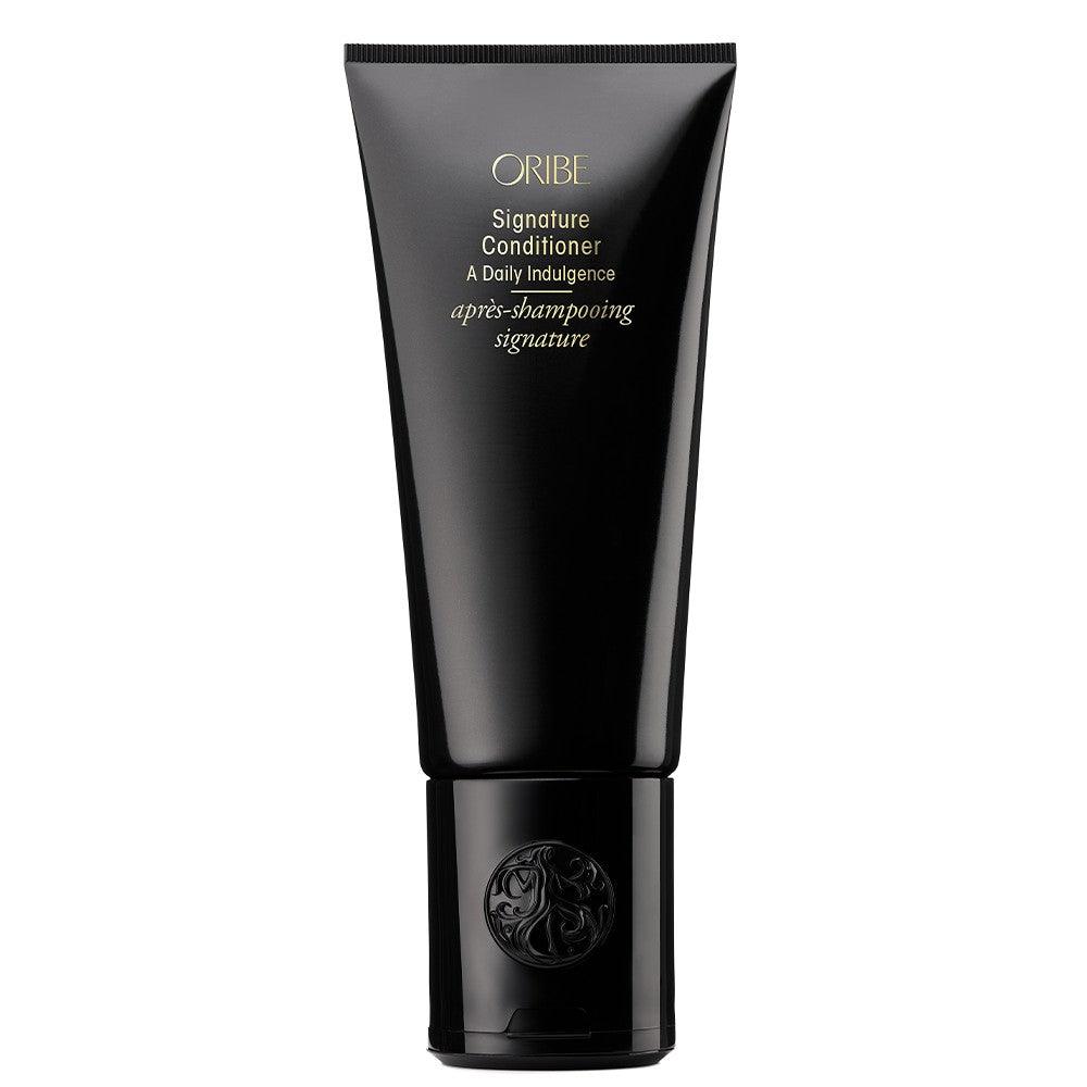 Oribe Signature Conditioner Tube - A Daily Indulgence Après-Shampooing Signature in Black Packaging.