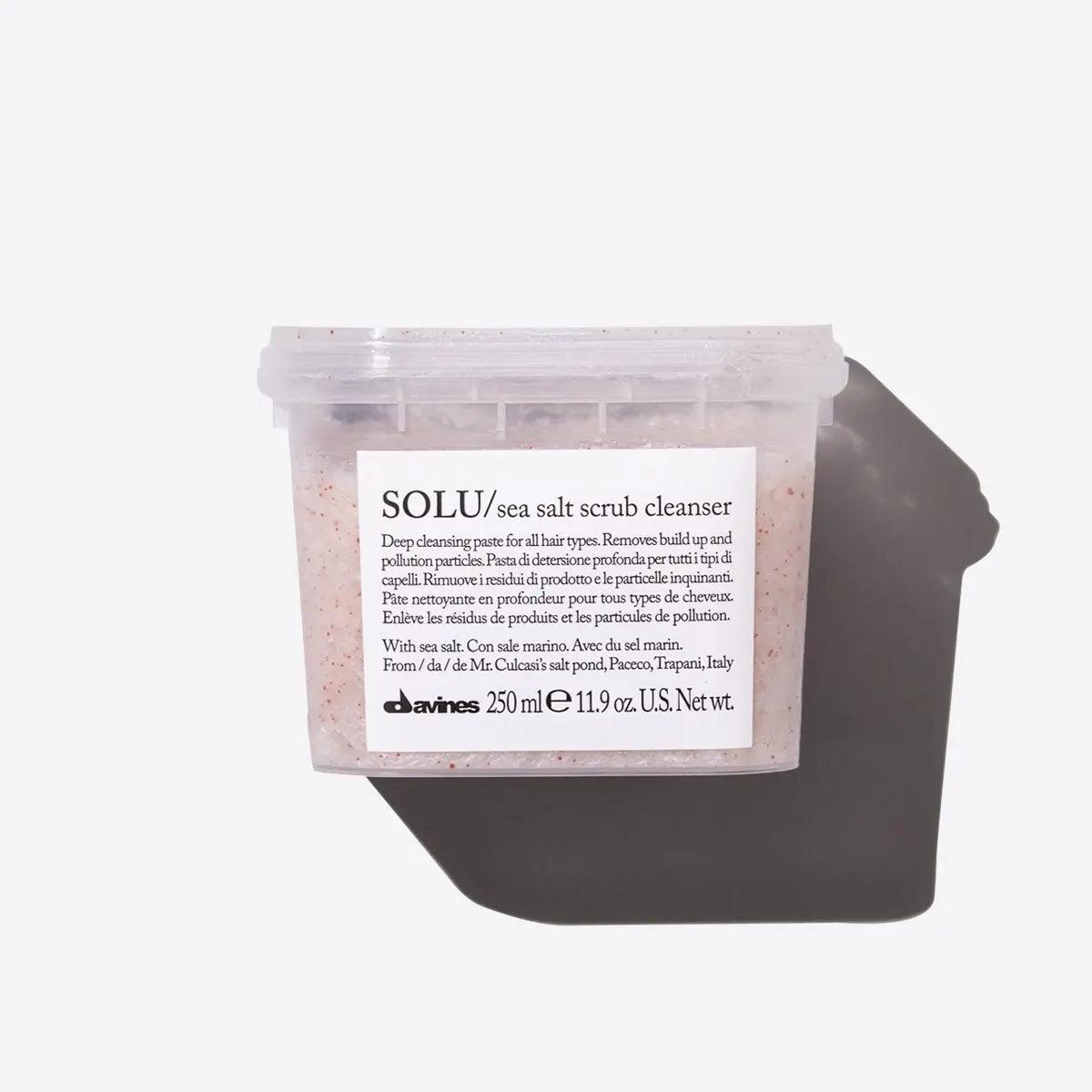 SOLU SEA SALT SCRUB CLEANSER Davines Boutique Deauville