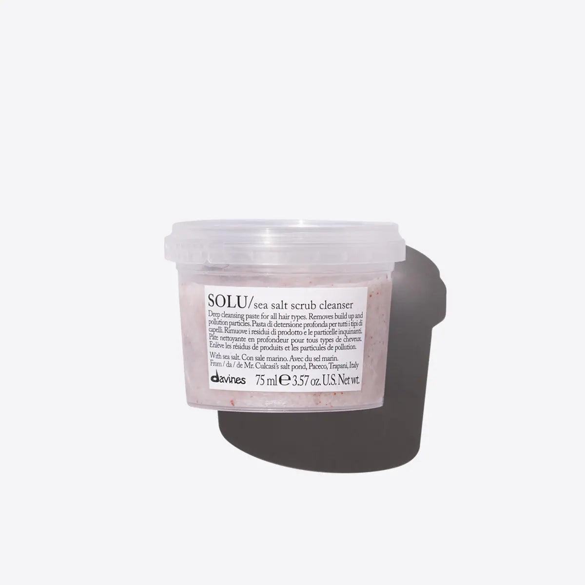 SOLU SEA SALT SCRUB CLEANSER Davines Boutique Deauville