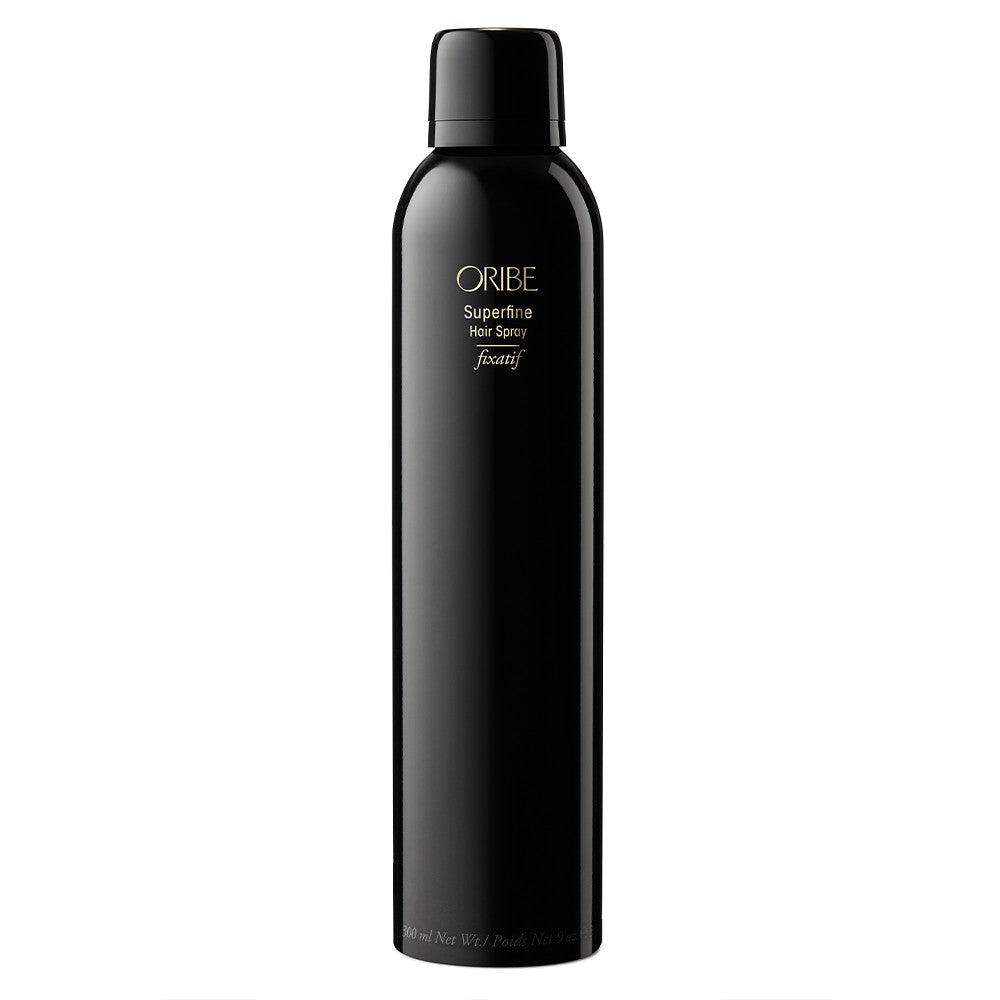 Oribe Superfine Hair Spray Front View in Black Bottle