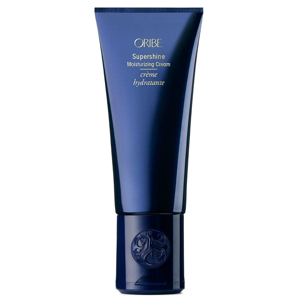 Oribe Supershine Moisturizing Cream tube for deep hydration and shine.