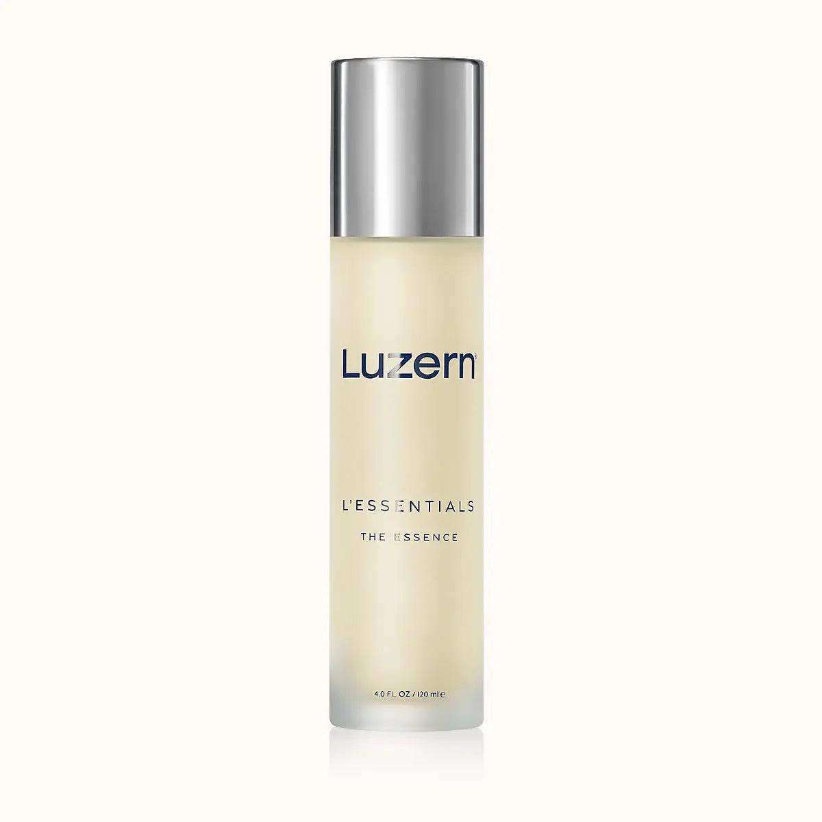 Luzern L'Essentials The Essence hydrating tonic for firming and nourishing skin with Swiss extracts and ceramides.
