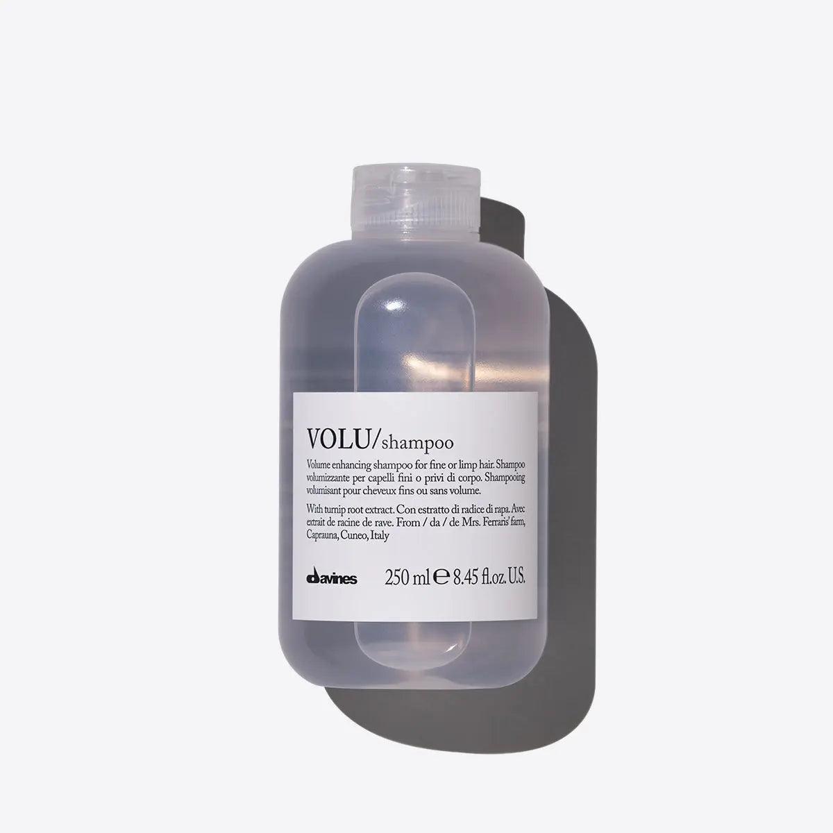 "Davines VOLU Shampoo 250ml for Volume and Fine Hair"